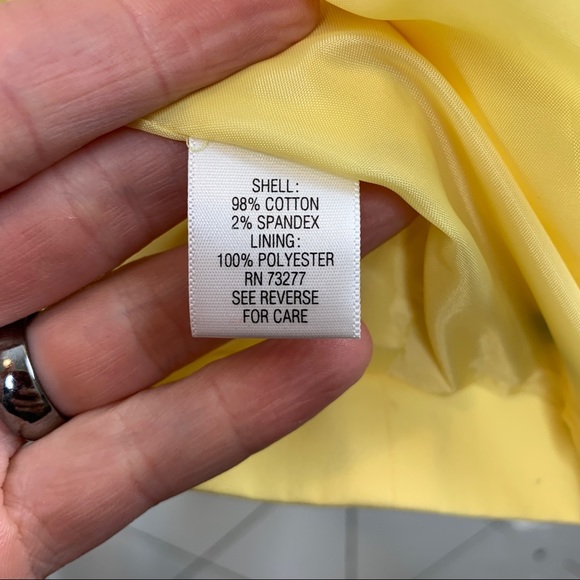 Candies Yellow Sargent Pepper Military Look 3/4 Classic Trench Coat Size Medium - Picture 13 of 15